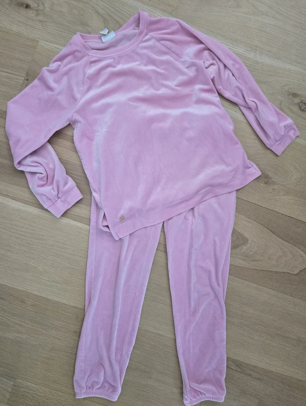 Lilly Pulitzer Kids Light Pink Mallie Velour Set